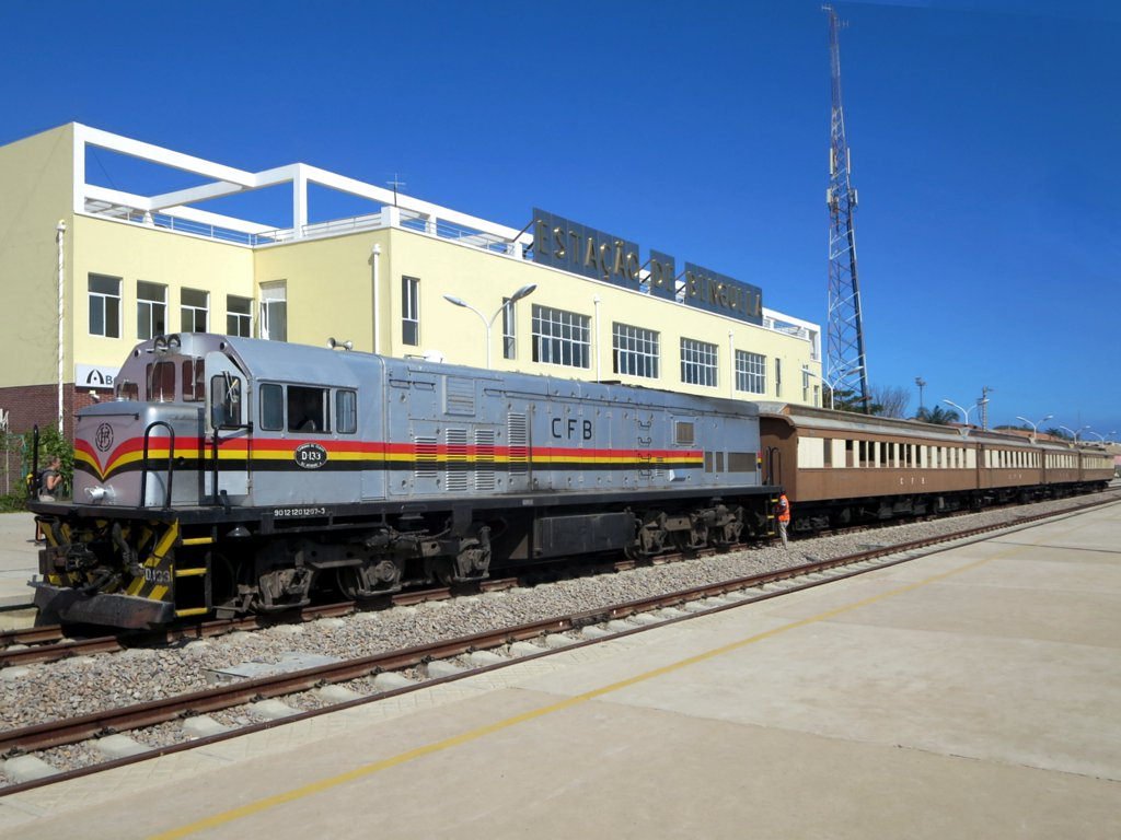 Locomotive à la gare de Benguela en Angola, photographie d’illustration de 2015